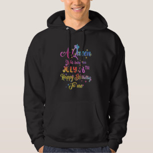 Eine Königin war am 26. Juli Geboren Hoodie