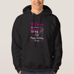 Eine Königin war im März 1976 glücklich zum Geburt Hoodie