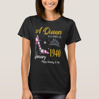 Eine Königin wurde im Januar 1940 Geboren High Hee T-Shirt