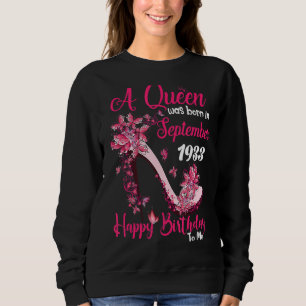 Eine Königin wurde im September 1933 Geboren, glüc Sweatshirt