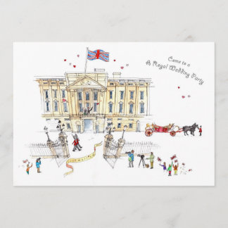 Eine königliche Hochzeitsfeier Einladung