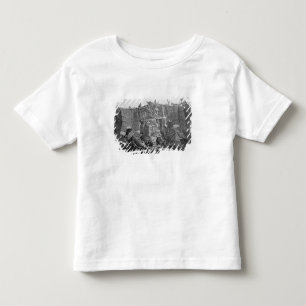 Eine Körperverletzung des Gewehr-zwei während de Kleinkind T-shirt
