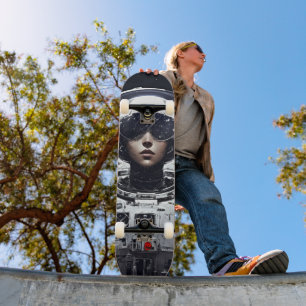 Eine kosmische Reise mit unserem Girl Astronauten Skateboard