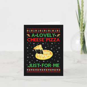 Eine köstliche Käse Pizza Alone Fun Kevin X-Mas Zu Karte
