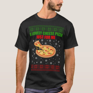 Eine köstliche Käse-Pizza nur zu Weihnachten T-Shirt