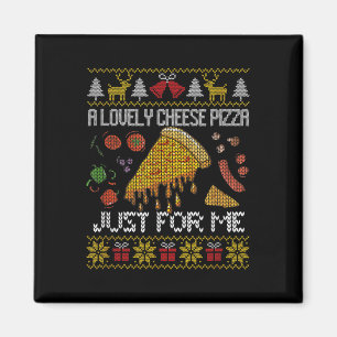Eine köstliche Käsepizza für mich allein Zuhause C Magnet