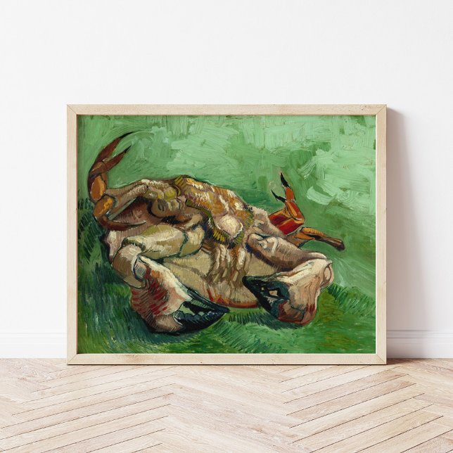 Eine Krabbe auf dem Rücken | Vincent van Gogh Poster (Von Creator hochgeladen)