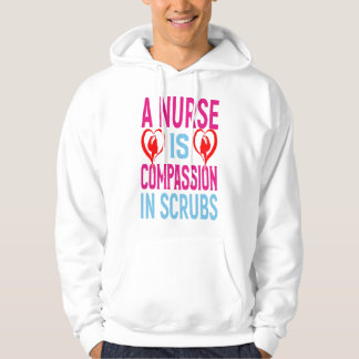 Eine Krankenschwester ist Mitgefühl in Kruben Hoodie