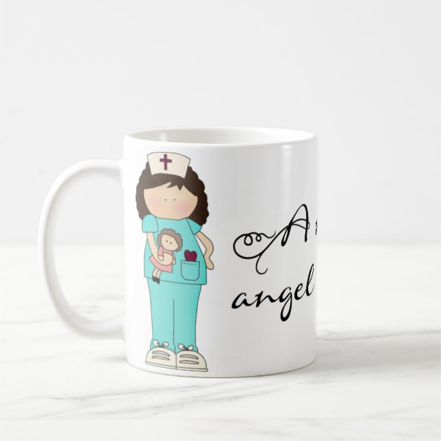 Eine Krankenschwester ist... Mug Kaffeetasse (Links)