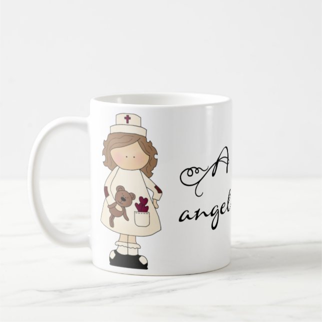 Eine Krankenschwester ist... Mug Kaffeetasse (Links)
