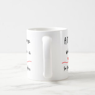 Eine Krankenschwester mit Herz für Pädiatrie-Tasse Kaffeetasse