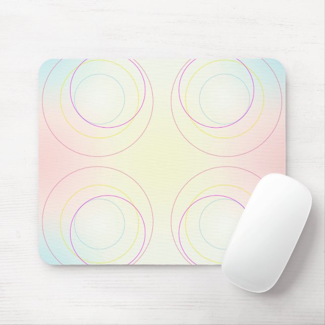Eine Kreuzung der Kreise Mousepad (Mit Mouse)