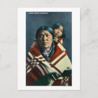 Eine kruge indische Madonna mit Kind