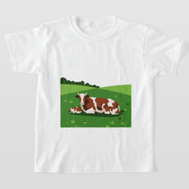 Eine Kuh und zwei Kälber T-Shirt