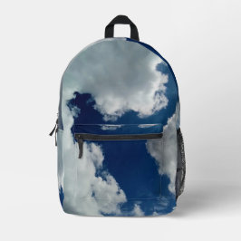 Eine Kurve in den Wolken Bedruckter Rucksack