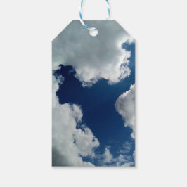 Eine Kurve in den Wolken - Fotografie Geschenkanhänger