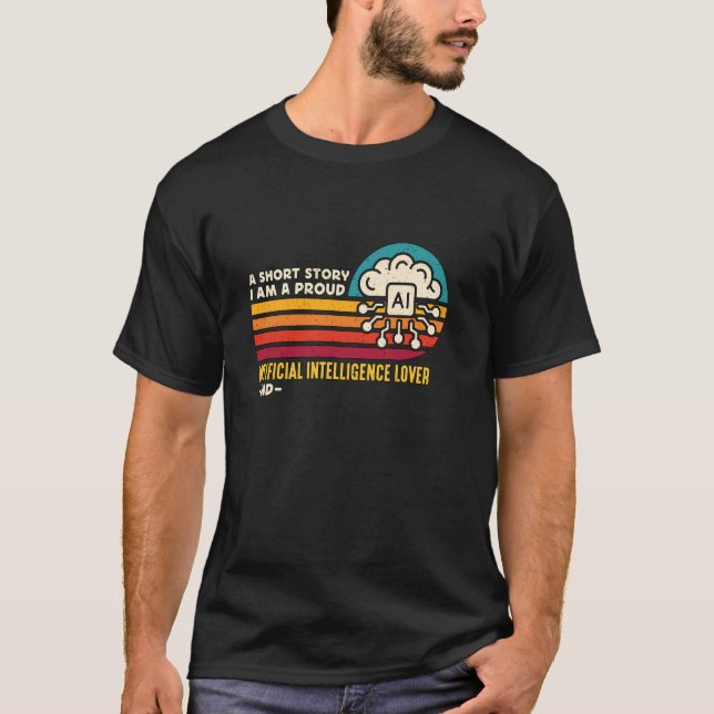 Eine Kurze Geschichte, die ich als künstlerischer  T-Shirt (Vorderseite)
