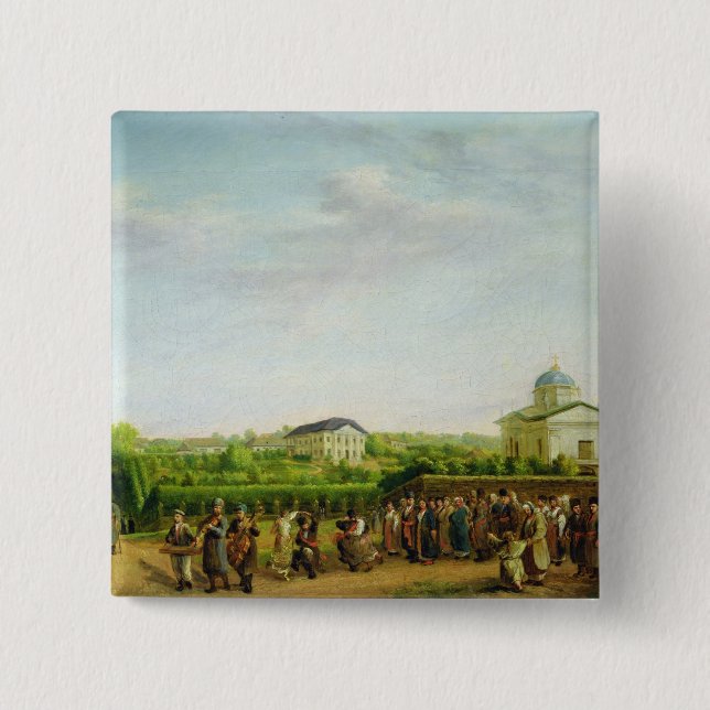 Eine Landhochzeit Button (Vorderseite)