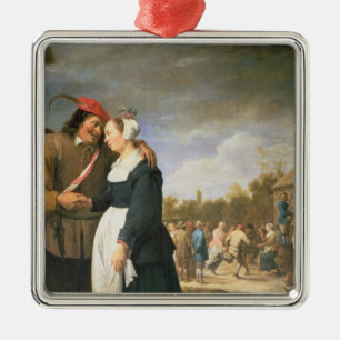 Eine ländliche Hochzeit, 1648 Ornament Aus Metall