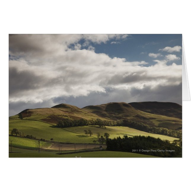 Eine Landschaft mit Hügeln und Wolken (Vorderseite (Horizontal))