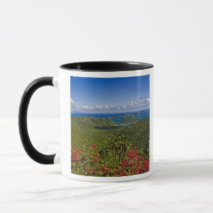 Eine Landschaft von Cruse Bay, St. John U.S Virgin Tasse