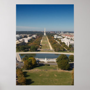 Eine Landschaftsansicht von Washington DC Poster