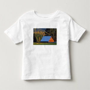 Eine landwirtschaftlich genutzte rote Scheune, erb Kleinkind T-shirt