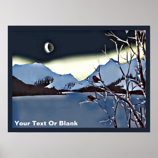 Eine lange kalte Nacht Poster (Vorne)