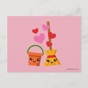 Eine lange Liebe Postkarte