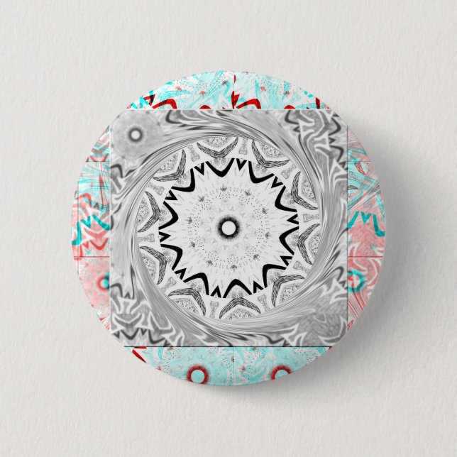Eine lebendige afrikanische Kultur: Eine rosa und  Button (Vorderseite)
