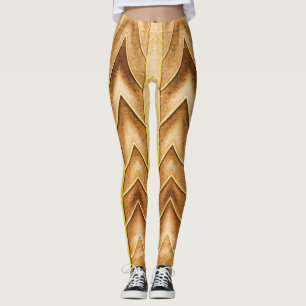Eine lebendige Holzfarbe "Ratti_Creative_Arts" Leggings