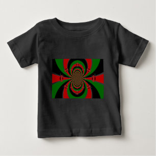 Eine lebendige kenianische Vision: Kenya Flag Kale Baby T-shirt