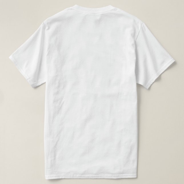 Eine lebendige Mischung aus Design und Technologie T-Shirt (Design Rückseite)