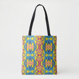 Eine lebendige, trendige, vielfarbige, klassische  tasche