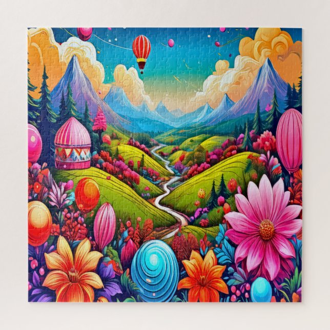 Eine lebendige und fantastische Landschaft (Vertikal)