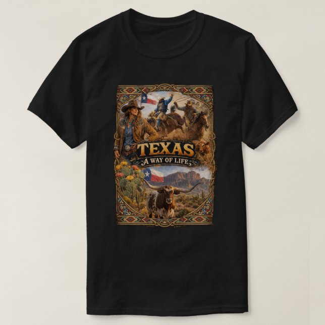 Eine Lebensart T-Shirt (Design vorne)