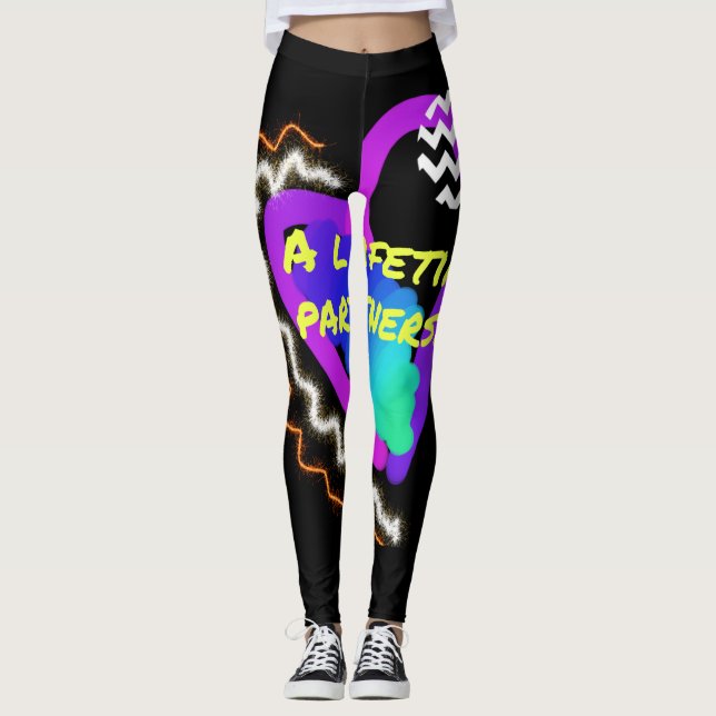 eine lebenslange Partnerschaft Leggings (Vorderseite)
