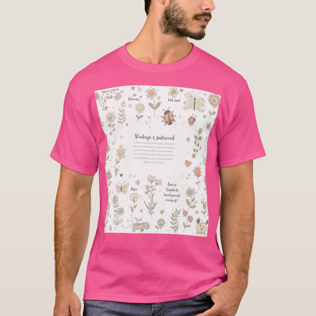 Eine lebhafte Melodie aus der Magischen Doodle-Wel T-Shirt (Vorderseite)