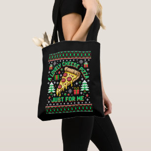 Eine leckere Käsepizza nur für mich Weihnachten Hä Tasche