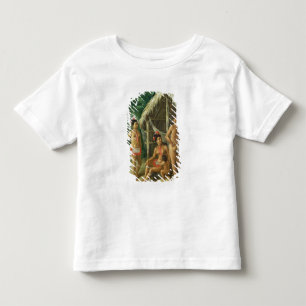 Eine Leewardinselncarib-Familie außerhalb einer Kleinkind T-shirt