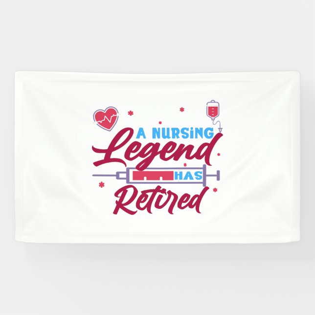 Eine Legende der Krankenpflege hat "Remüde" Banner (Horizontal)