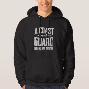 Eine Legende der Küstenwache Coole Freiwillige erm Hoodie