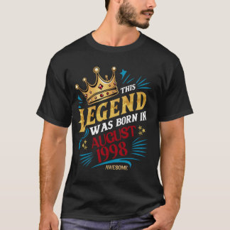 Eine Legende war im August 1998 Phantastisch Man B T-Shirt