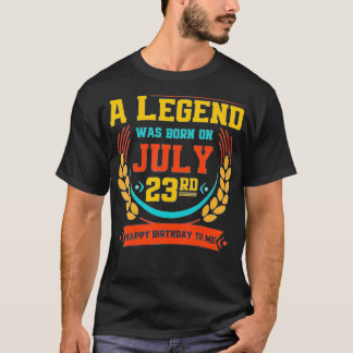Eine Legende wurde am 23. Juli, Phantastisch 23. J T-Shirt