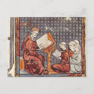 Eine Lehre der Philosophen in Paris Postkarte
