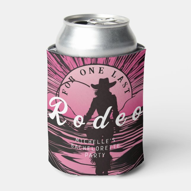 Eine letzte Rodeo Bachelorette Dosenkühler (Kanne Vorderseite)