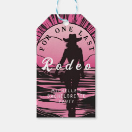 Eine letzte Rodeo Bachelorette Geschenkanhänger