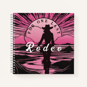 Eine letzte Rodeo Bachelorette Notizbuch