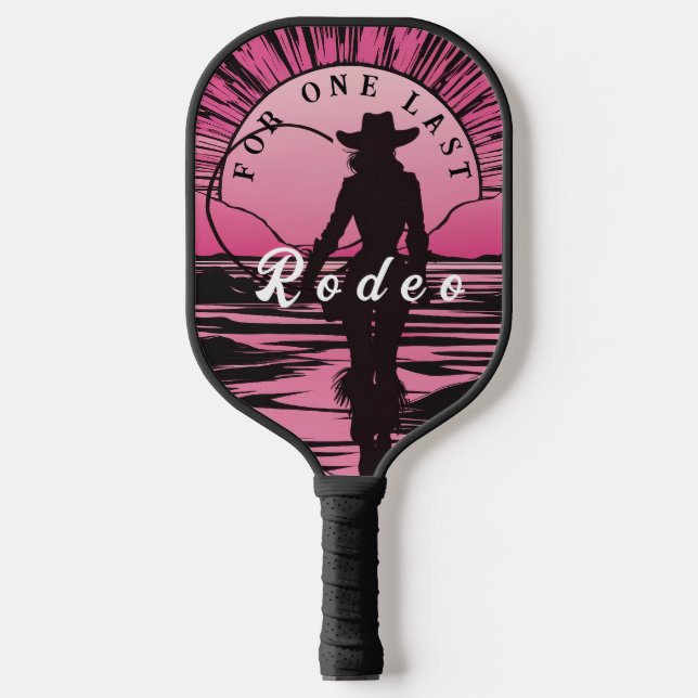 Eine letzte Rodeo Bachelorette Pickleball Schläger (Vorderseite)