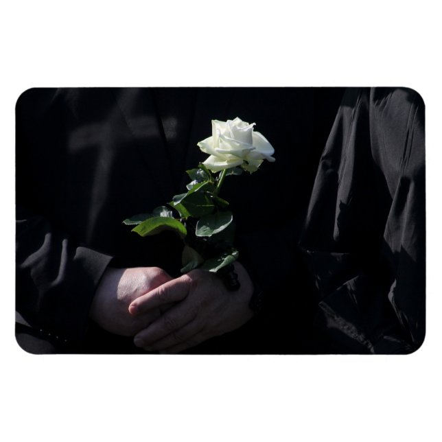 Eine letzte Rose Magnet (Horizontal)